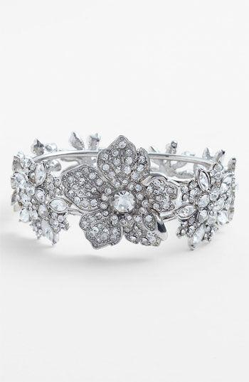 Wedding - Nina 'Galax' Hinged Bracelet