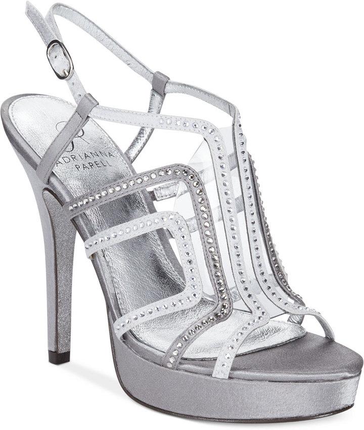 Mariage - Adrianna Papell Marlow Plaltform Evening Sandals
