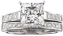 Hochzeit - FINE JEWELRY DiamonArt Cubic Zirconia 3 3/4 CT. T.W. Bridal Ring Set