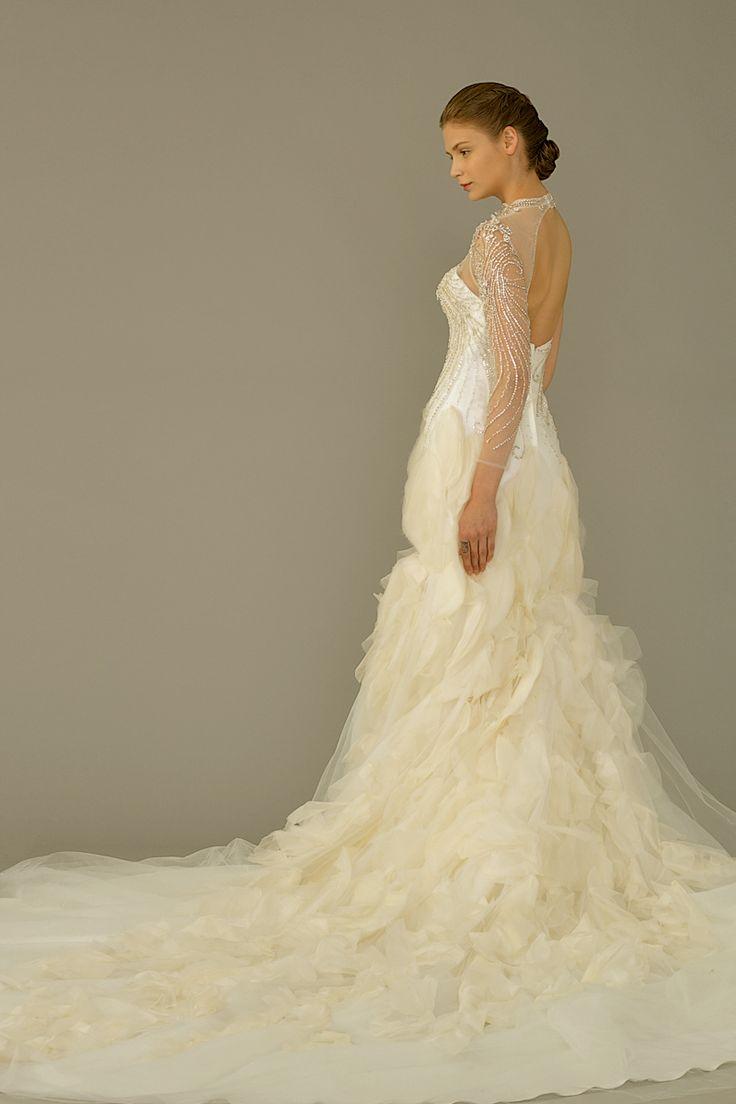 Hochzeit - One Shoulder Strap Wedding Dress Inspiration