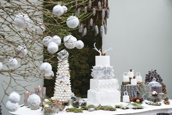 Wedding - A Boho Inspired Winter Cake Shoot By Cakes By Krishanthi - Boho Weddings: UK Wedding Blog