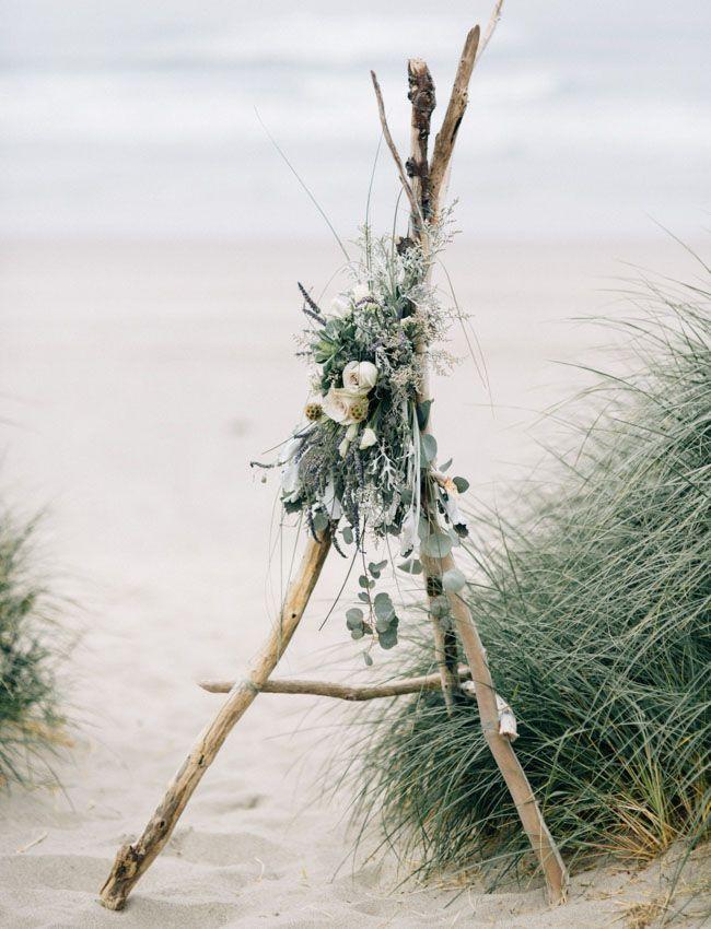زفاف - Intimate Foggy Oceanfront Wedding: Kristin   Chris