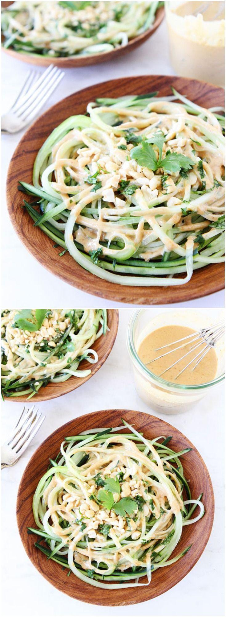 Mariage - Cucumber Noodles With Peanut Sauce