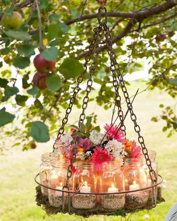 Mariage - How To: Make A Garden Chandelier