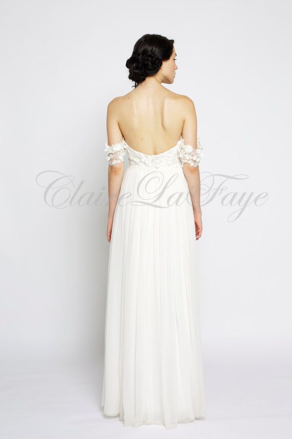 Mariage - Enchanted - Sweetheart Bohemian Custom Floral Wedding Dress