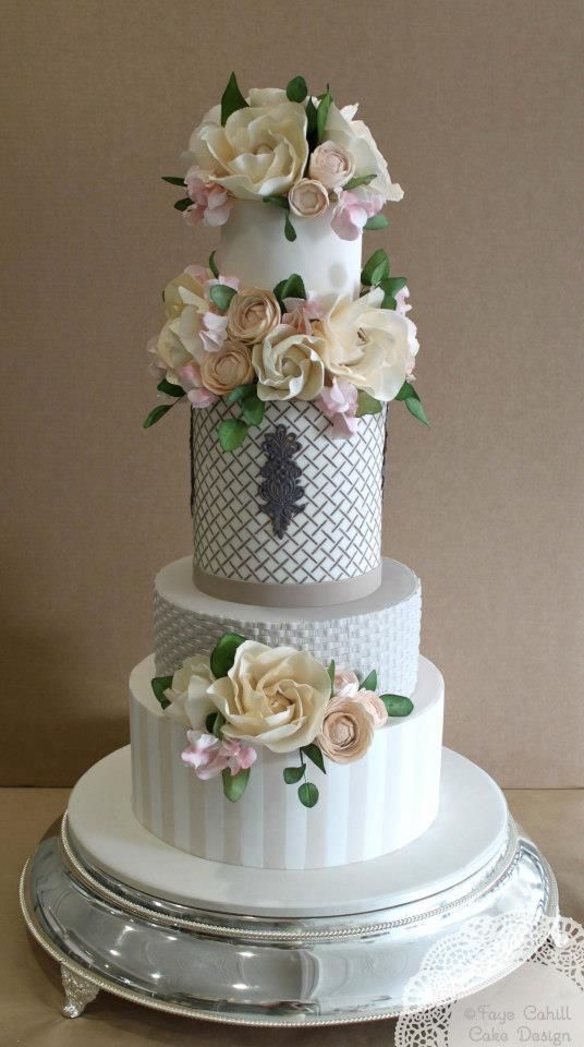Wedding - Prettiness From These Exquisite Wedding Cakes