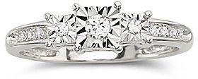 زفاف - Asstd National Brand 1/10 CT. T.W. Diamond Promise Ring