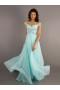 Hochzeit - A-line Off-the-Shoulder Sleeveless Chiffon Prom Dresses 2015 With Beaded