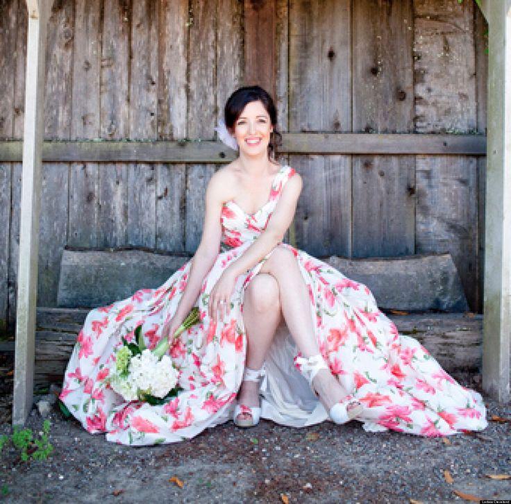 Свадьба - Offbeat & On-Trend: The Non-White Wedding Gown