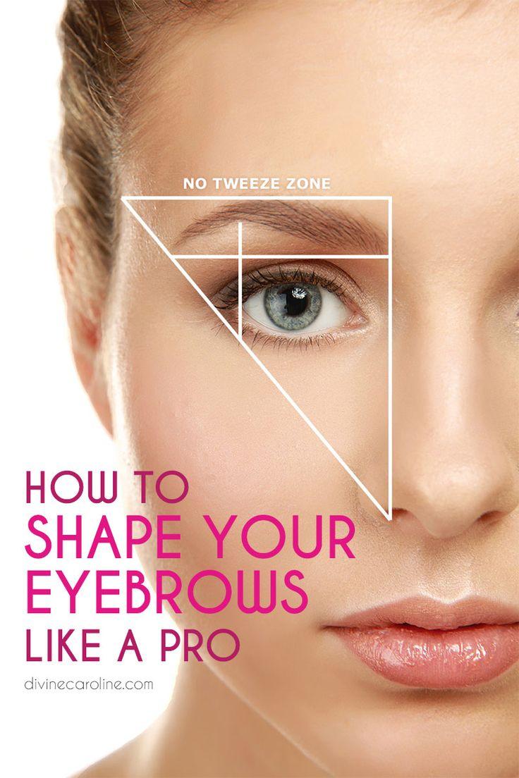 Свадьба - How To Shape Your Eyebrows Like A Pro