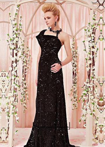 زفاف - Attractive A-line One Shoulder Neckline Floor-length Formal/ Event Dress
