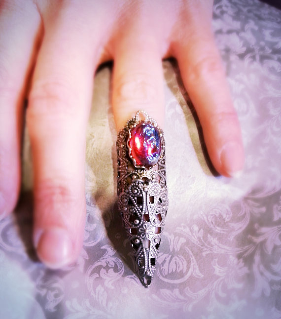 زفاف - Knuckle Ring Armor Ring Midi Ring Claw - Beautiful Ring Photo
