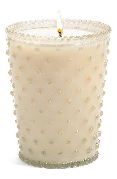 Hochzeit - Simpatico Hobnail Glass Candle