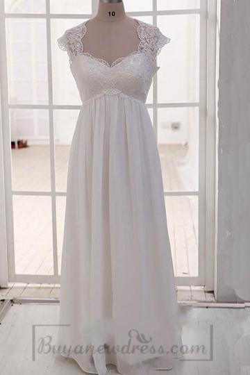 Wedding - Long Handmade Wedding Dress