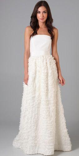 Mariage - Clara Strapless Dress With Removable Skirt
