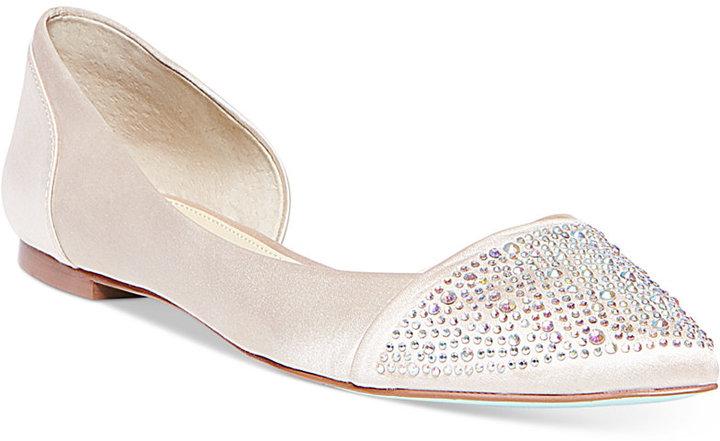 Mariage - Blue by Betsey Johnson Honey d'Orsay Evening Flats