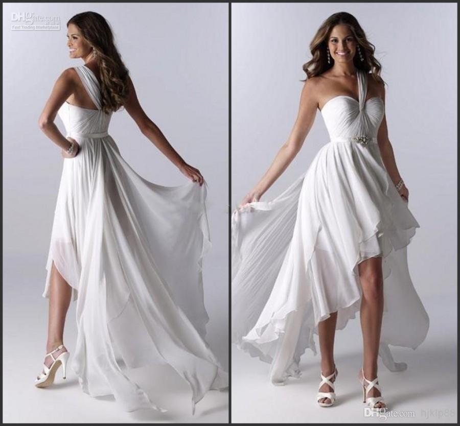 Hochzeit - Cheap 2014 - Discount Low Fashion Wedding Dress Simple Bridal Gown Bridesmaid Online with $85.87/Piece 