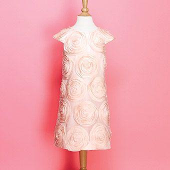 Свадьба - Crewcuts - Pink Cotton And Organza Short Sleeved Flower Girl Dress