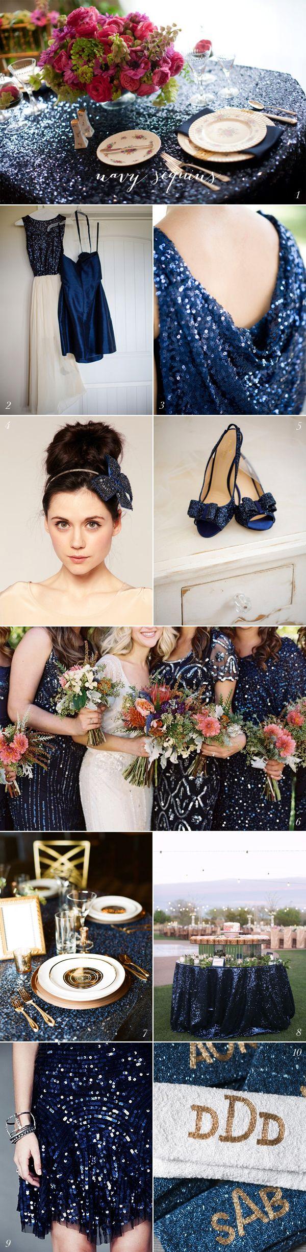 Mariage - Current Crush: Navy Sequins