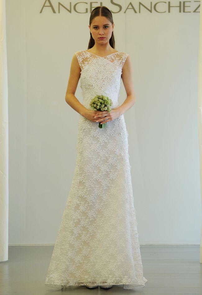 زفاف - Angel Sanchez Wedding Dresses 2015 Showcase Cut Outs And Architectural Necklines For Fall