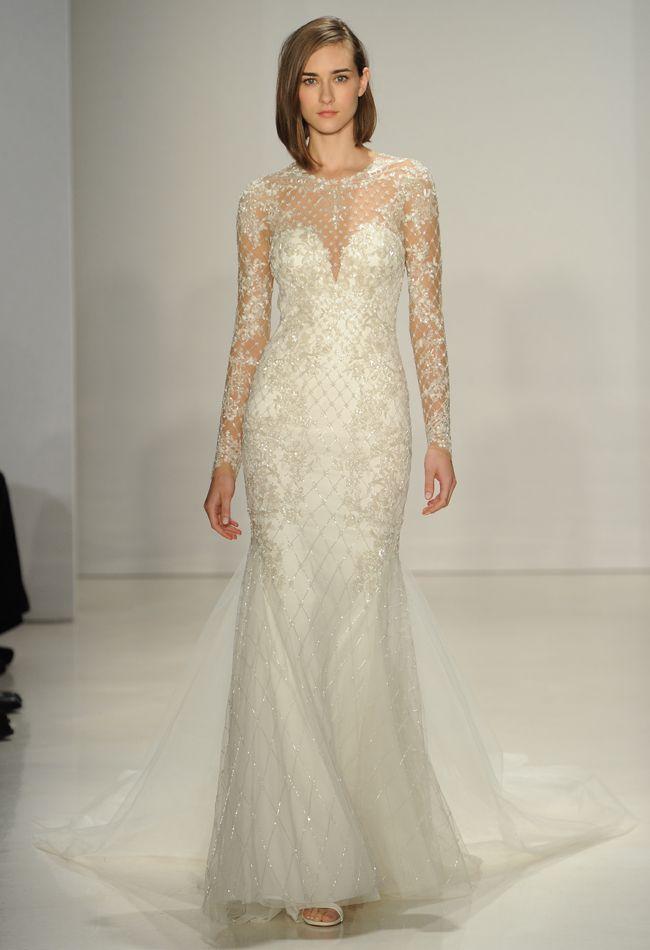 زفاف - Kenneth Pool 2015 Wedding Dresses Demonstrate Romantic Beaded Embroidery For Fall
