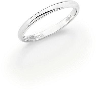 Mariage - De Beers Classic Platinum Forever Wedding Band