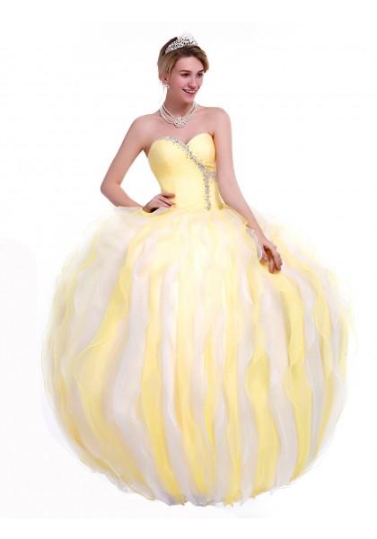 Hochzeit - Sweetheart Floor Length Sleeveless Ball Gown Prom Dress