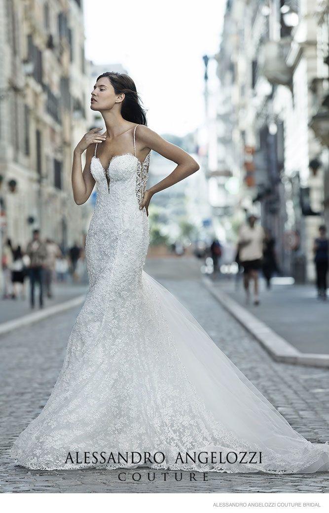 Hochzeit - Bianca Balti Stuns In Wedding Gowns For Alessandro Angelozzi Couture 2015 Bridal Shoot