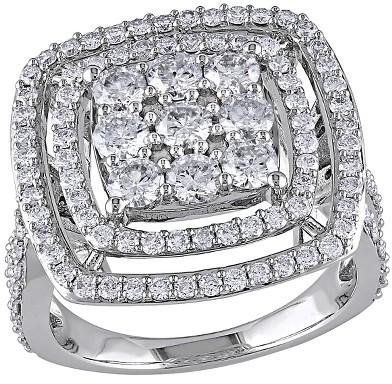 Свадьба - 2 CT. T.W. Diamond Bridal Ring in 14K White Gold (GH I1-I2)