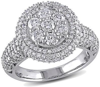 Hochzeit - 2 CT. T.W. Diamond Bridal Ring in 14K White Gold (GH I2-I3)