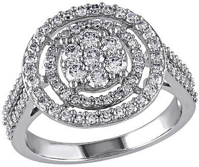 Mariage - 1 CT. T.W. Diamond Bridal Ring in 14K White Gold (GH I2-I3)