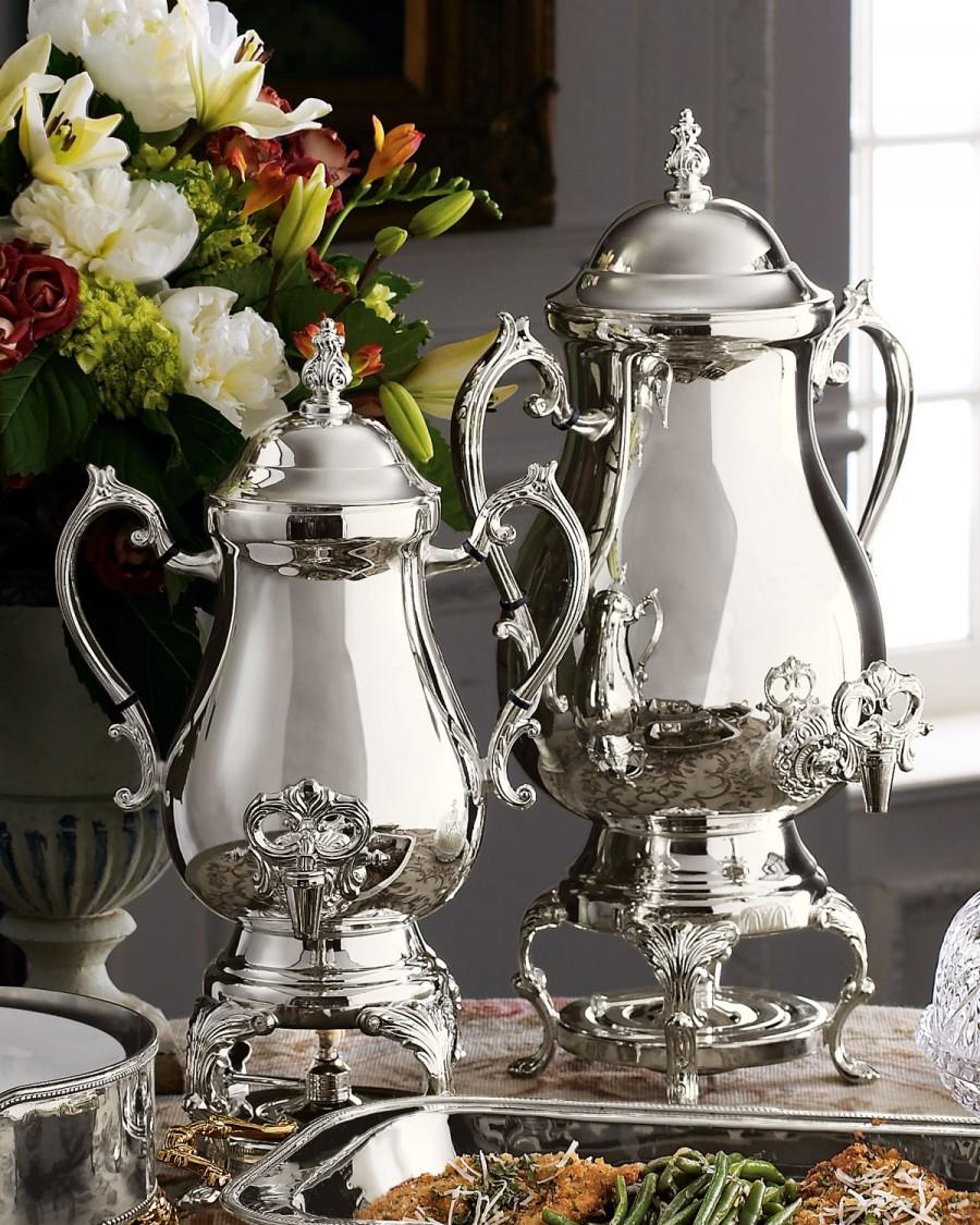 Свадьба - Silver-Plated Coffee Urns