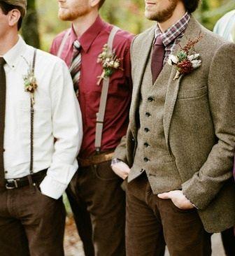 Wedding - Fall Groomsmen Attire Ideas