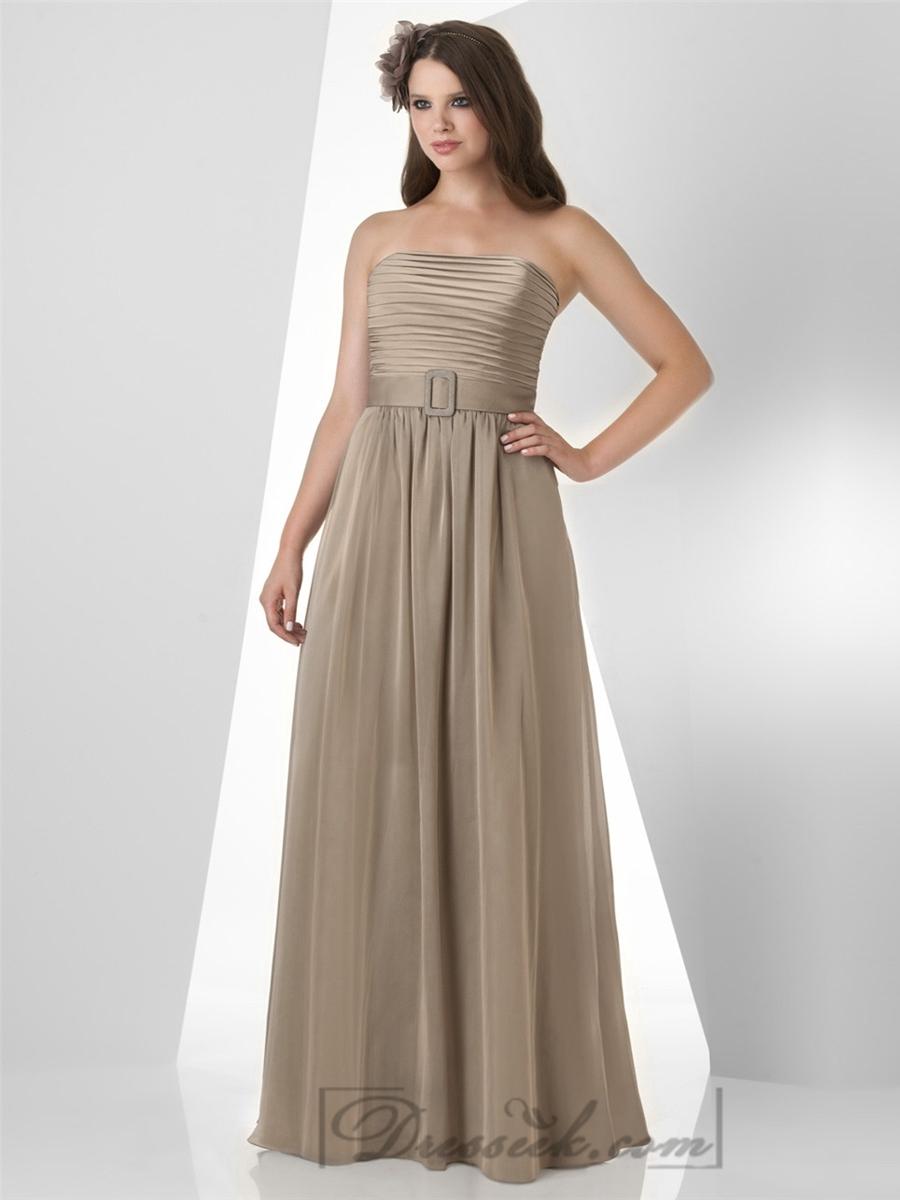 Свадьба - Slight Strapless Sweehteart Shirred Bodice Bridesmaid Dresses