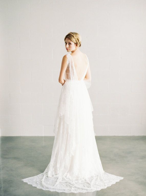 زفاف - Cecilia - Chantilly Lace Wedding Dress