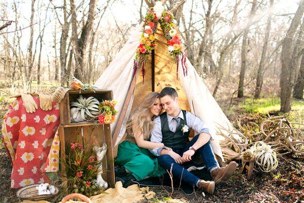 Mariage - Woodsy Glamping Inspiration