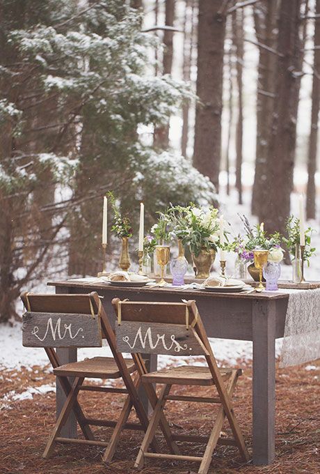زفاف - Winter Wedding Details