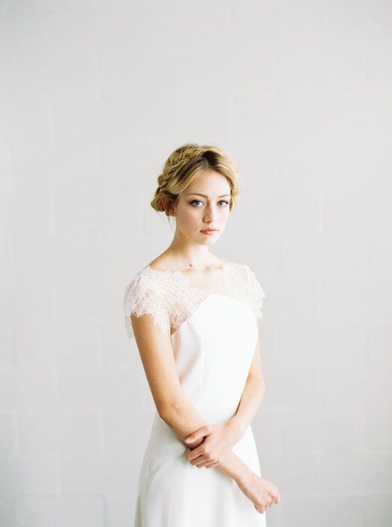 Свадьба - Ella - Silk Crepe Wedding Dress