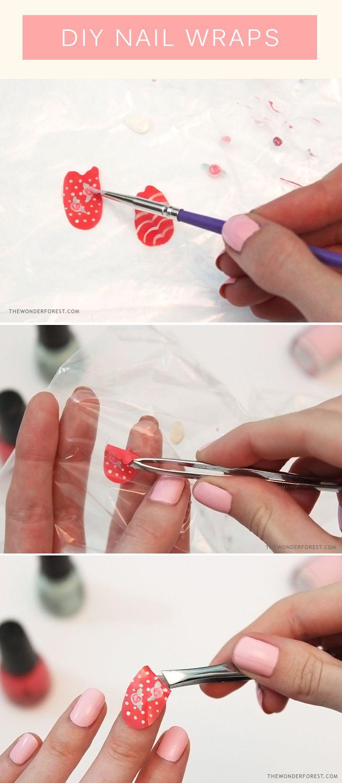 Свадьба - Make Your Own Nail Wraps!