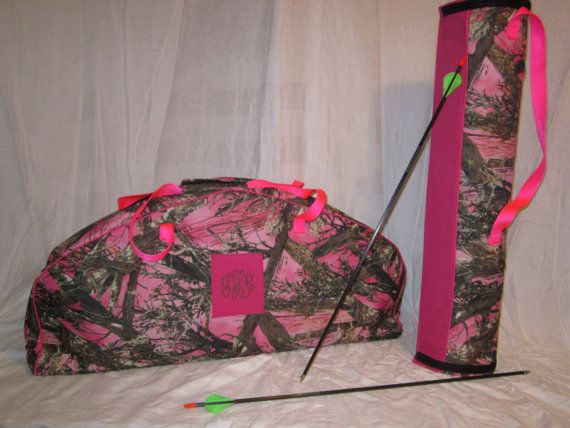 Wedding - Soft Camo Compound Bow Tote, Can Be Monogrammed For An Add'l 15 Dollars