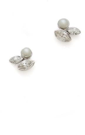 Свадьба - Jenny Packham Imitation Pearl I Earrings
