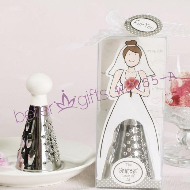 Hochzeit - The 'Gratest' Love of All Stainless-Steel Cheese Grater Favors in Showcase Gift Box