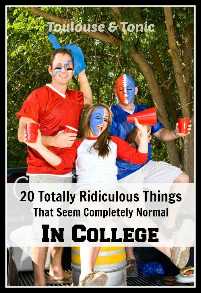 Mariage - 20 Ridiculous Things That Seem Completely Normal In College