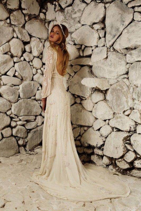 Hochzeit - Long Sleeved & 3/4 Length Sleeve Wedding Gown Inspiration
