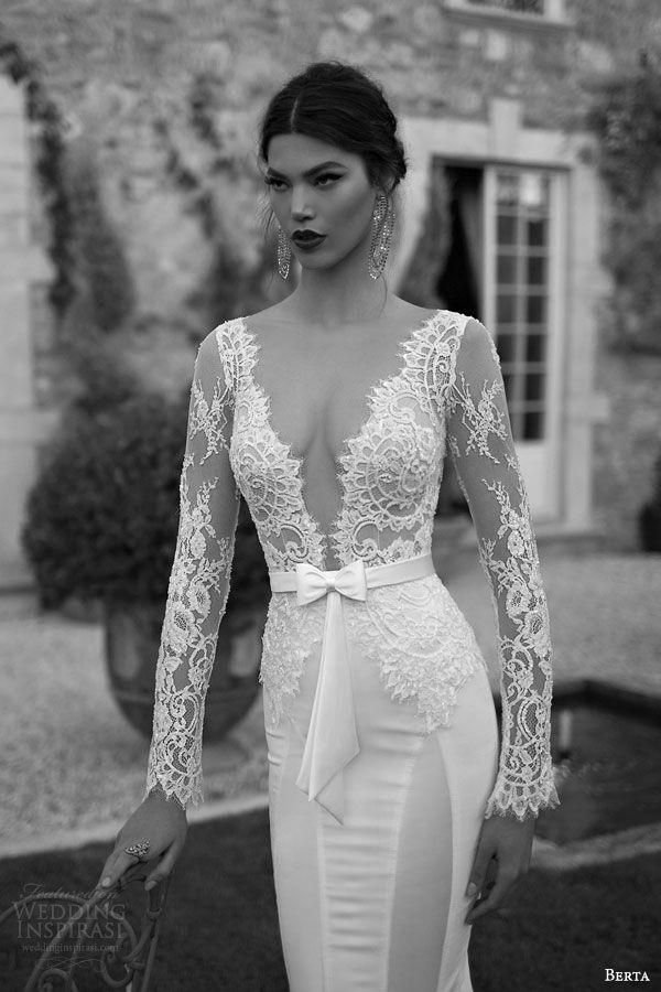 Свадьба - Berta 2015 Bridal Collection — Long Sleeve Wedding Dresses
