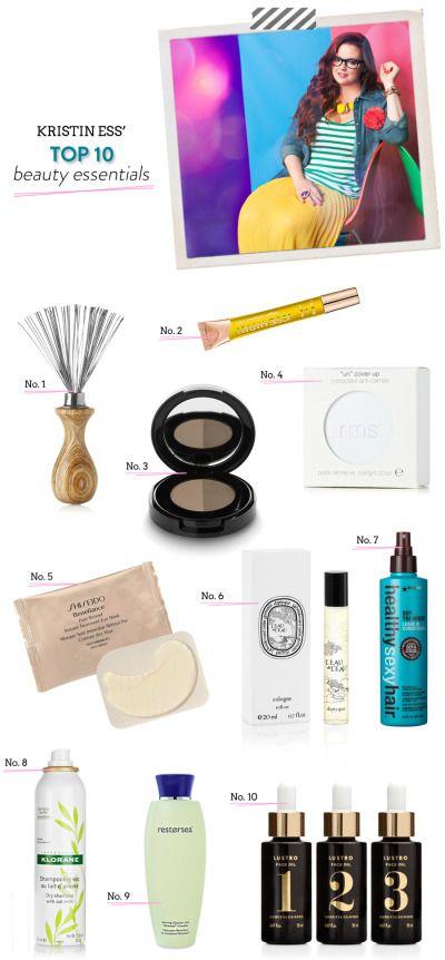 Hochzeit - The Beauty Department & Kristin Ess' Top 10 Beauty Essentials