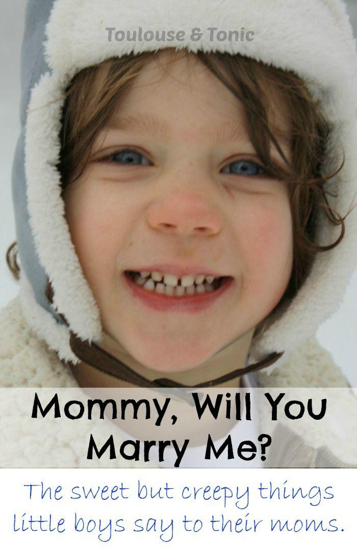 Mariage - Mommy, Will You Marry Me
