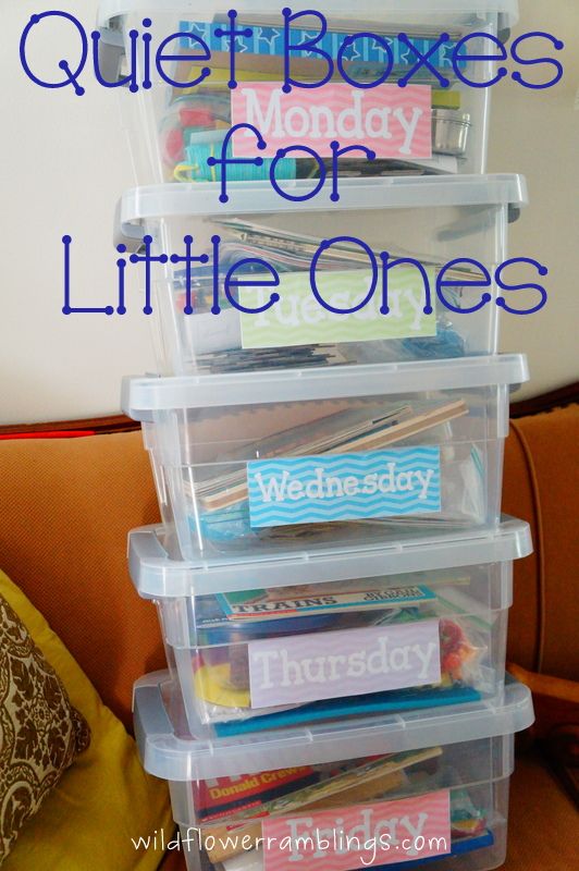 Hochzeit - Quiet Boxes For Little Ones