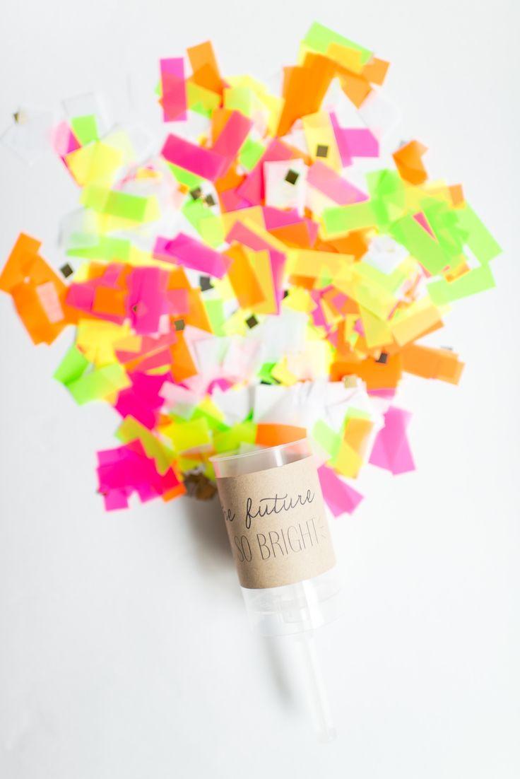 Hochzeit - DIY Push Pop Confetti