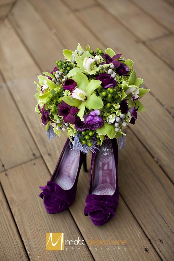 Hochzeit - Bouquets In  Purple